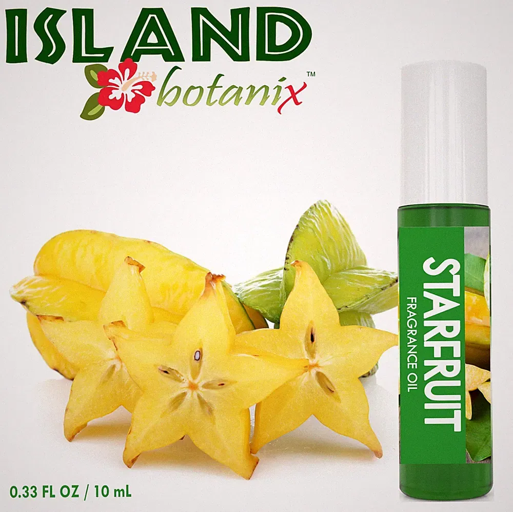 ISLAND BOTANIX Starfruit Fragrance Oil Travel Size 0.33oz (10mL) Roller Bottle