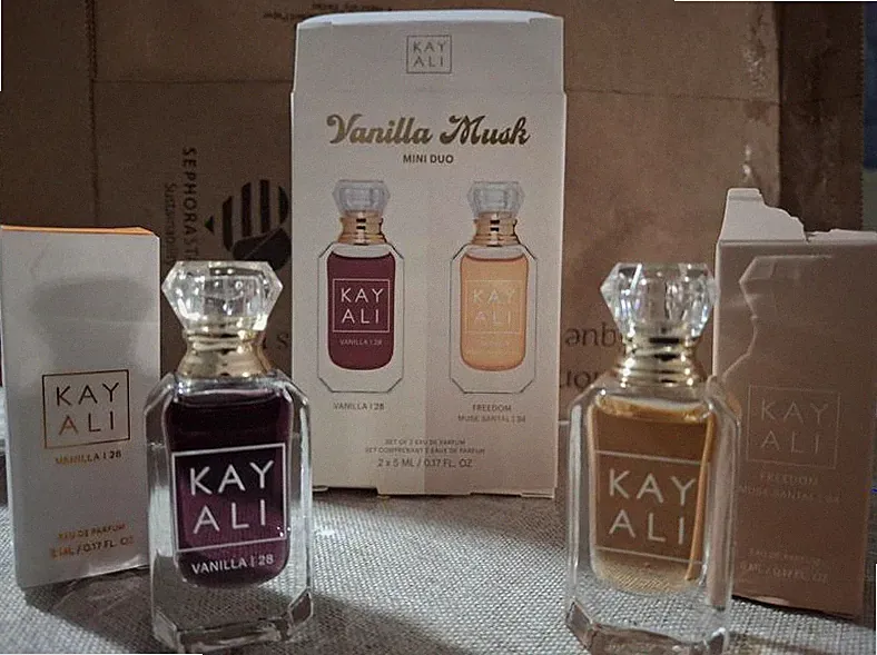 NIB Authentic KAYALI Vanilla Musk Mini Duo Perfume Gift Set,2 x 0.17 oz/ 5 mL
