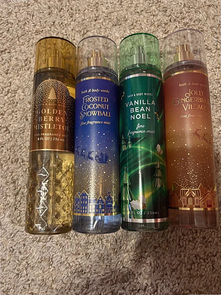 perfumes for women set, christmas set, bath and bodywork’s