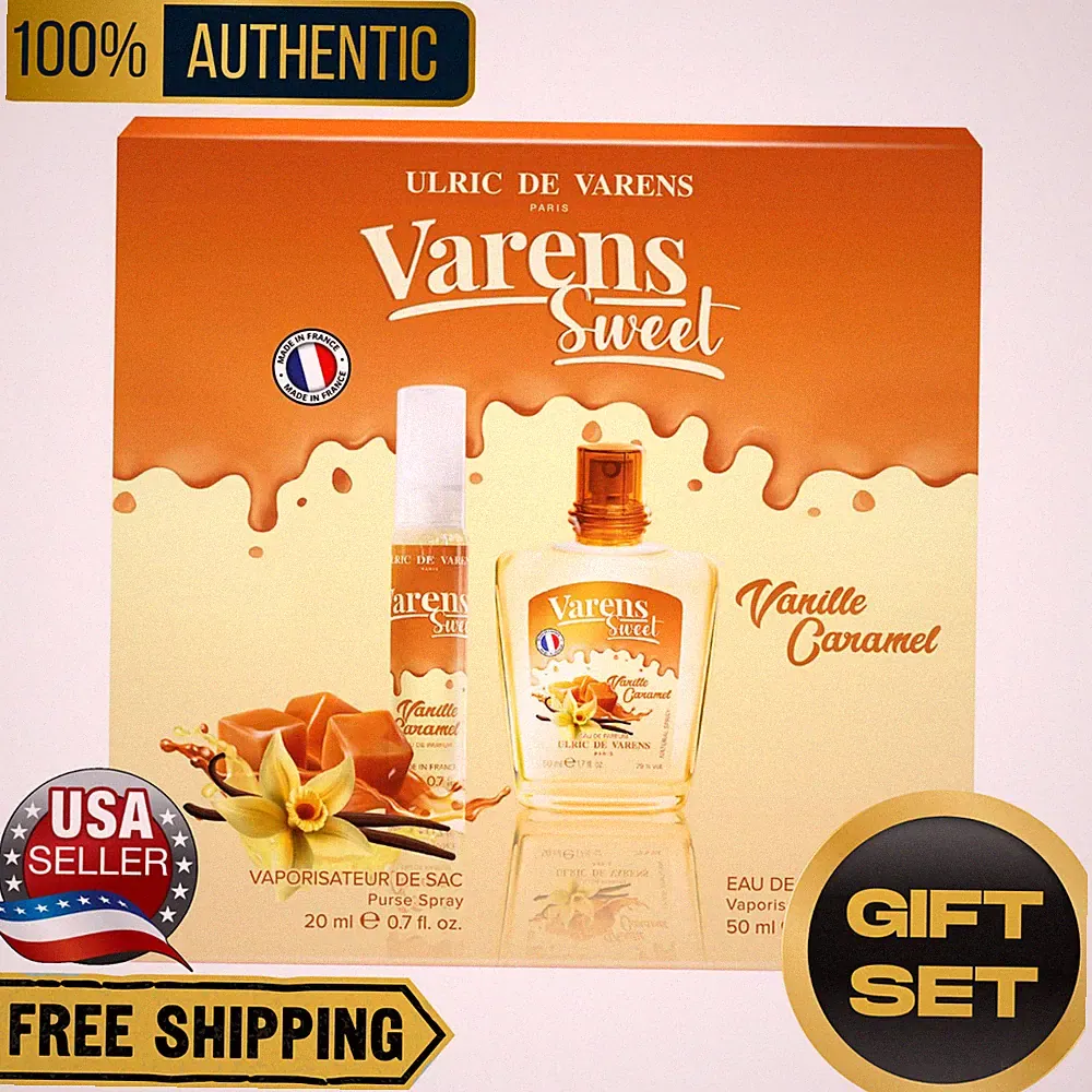 Ulric de Varens Vanille Caramel Vanilla Women's Perfume Gift Set EDP 50ml + 20ml