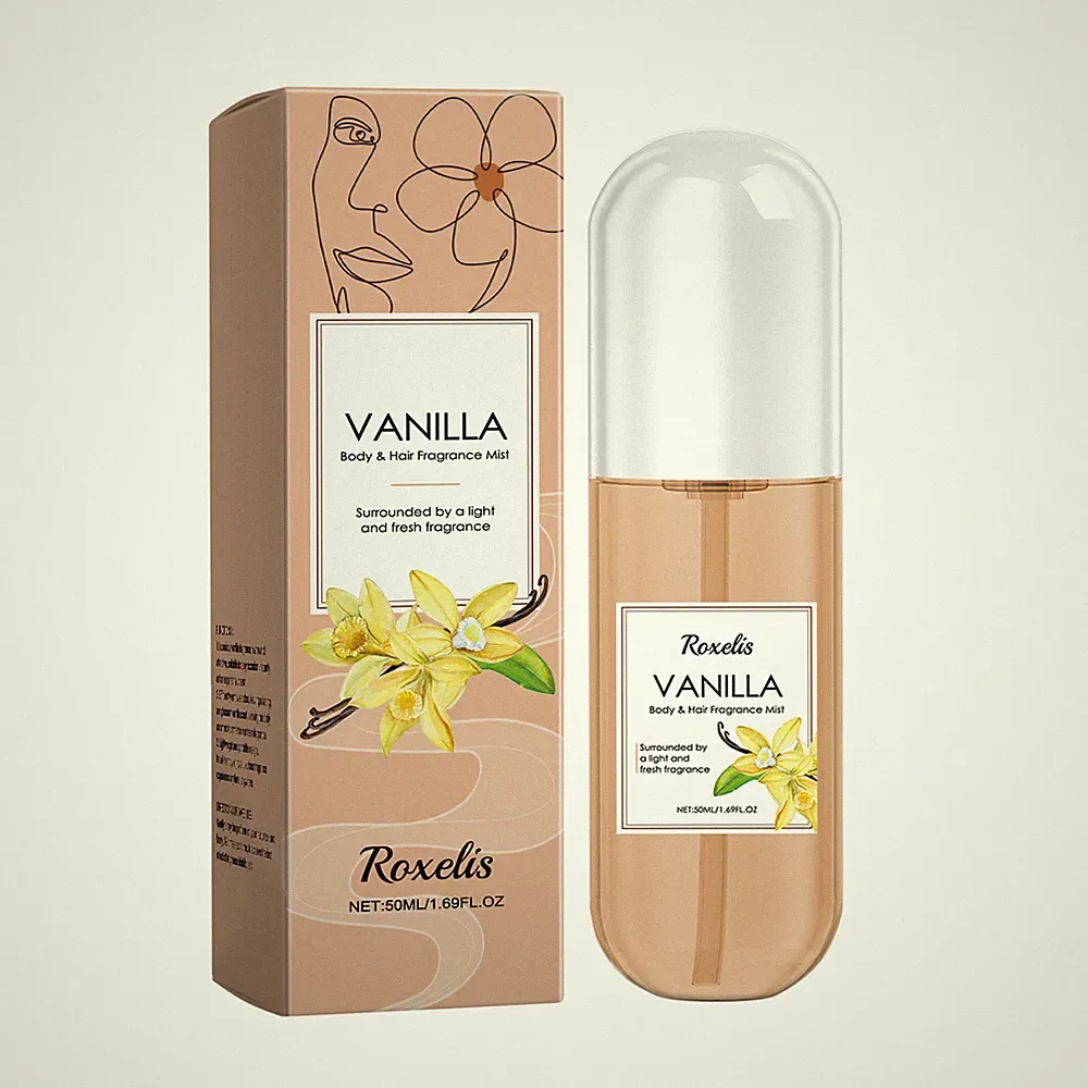Vanilla Body Spray Mist for Hair & Skin, Long Lasting Fragrance, Daily Use